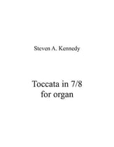 Toccata a 7 Organ sheet music cover